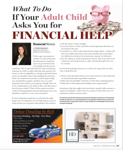 What to do if your child asks you for financial help